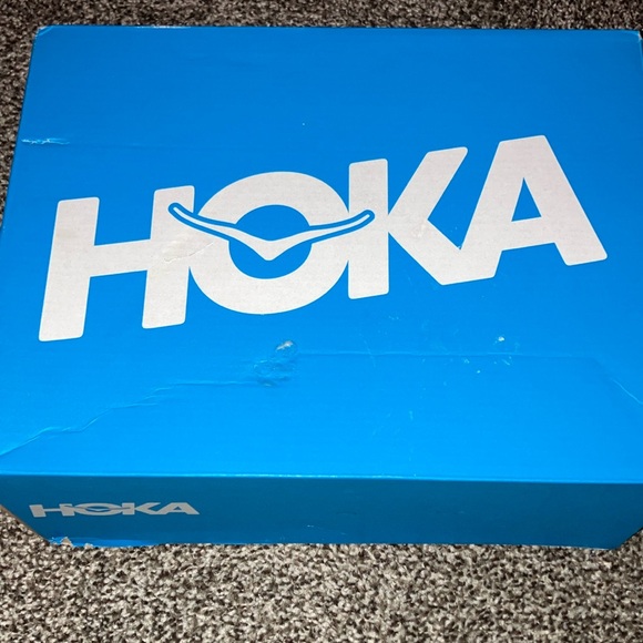 Hoka Pink and Blue Sneakers with Cushioned Sole - Picture 4 of 6